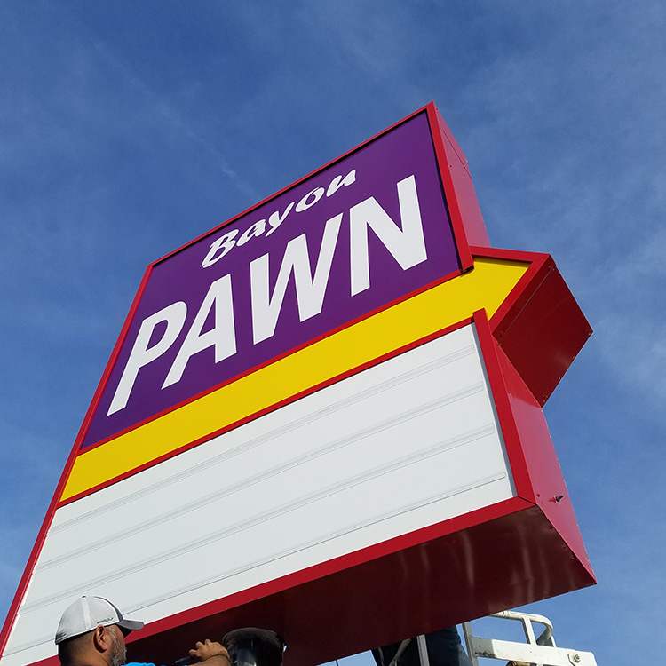 Bayou Pawn Signage